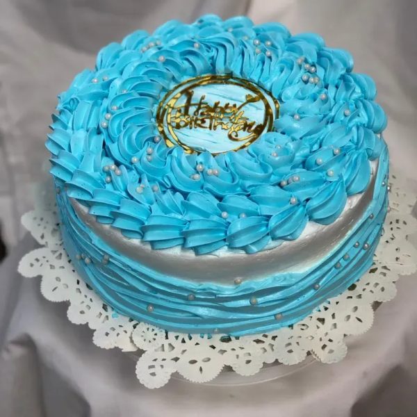 Cacke relleno de crema de leche