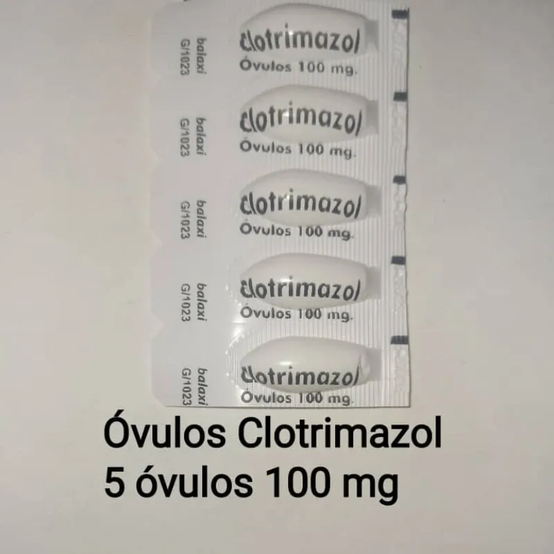OVULOS DE CLOTRIMAZOL 5TAB 100mg