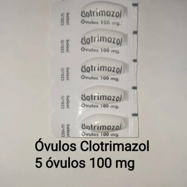 OVULOS DE CLOTRIMAZOL 5TAB 100mg