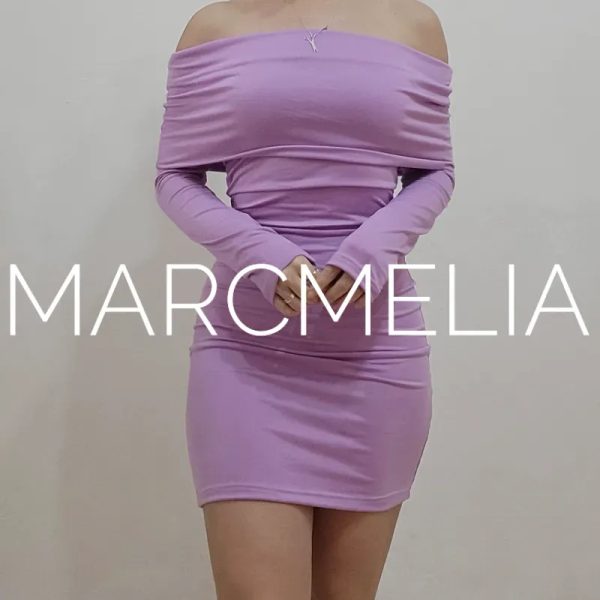 VESTIDO MINI ELSA LILA
