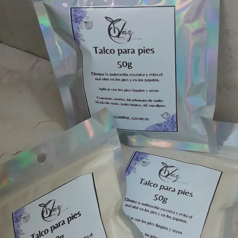 Talco para pies 50g