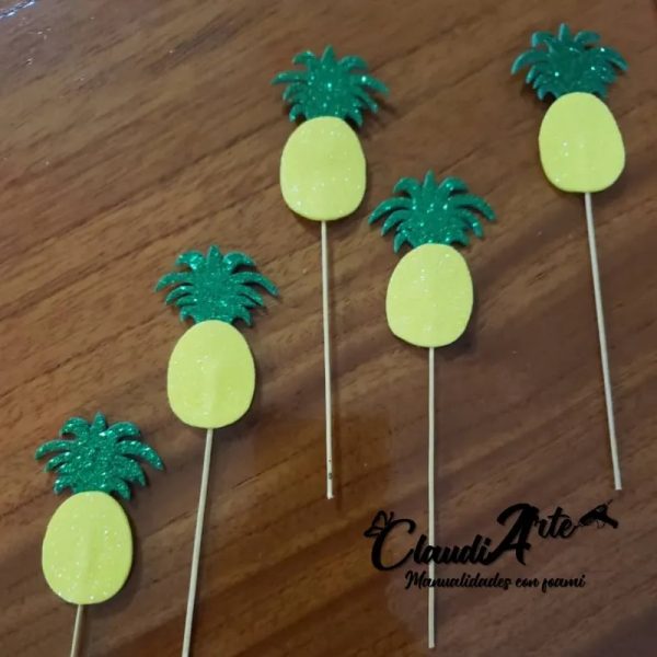 Minitopper para cupcake (Tropical)