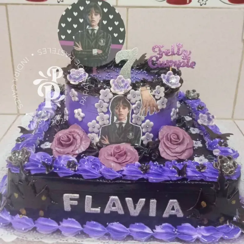 CAKE 2 PISOS CUADRADO - VAINILLA