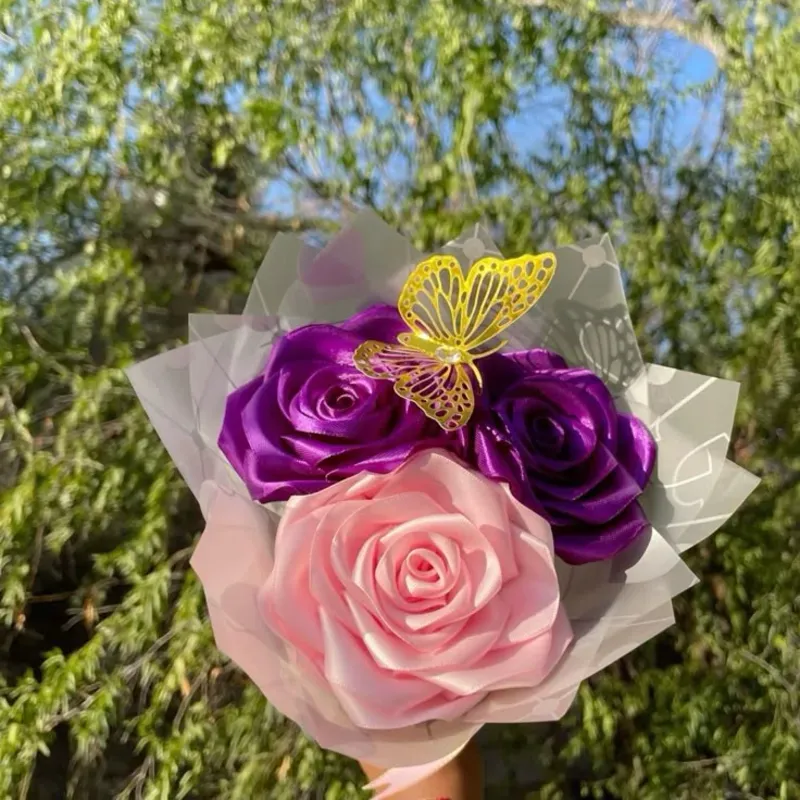 Ramos de 3 rosas eternas