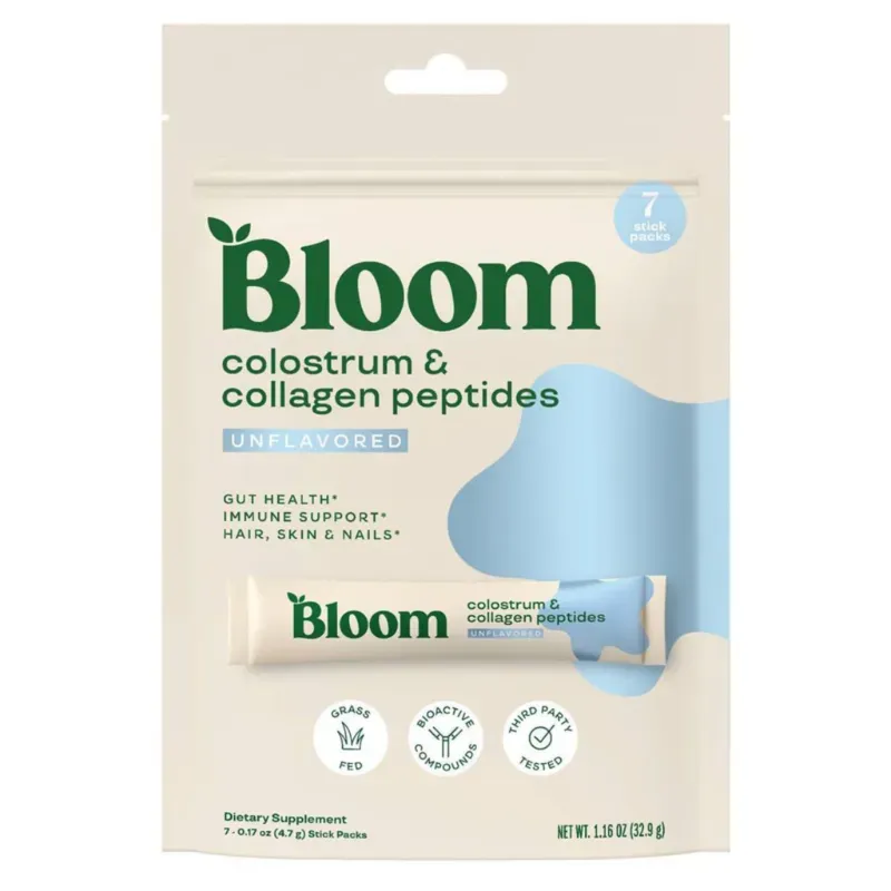 Suplemento Bloom Colostrum & Collagen Peptides