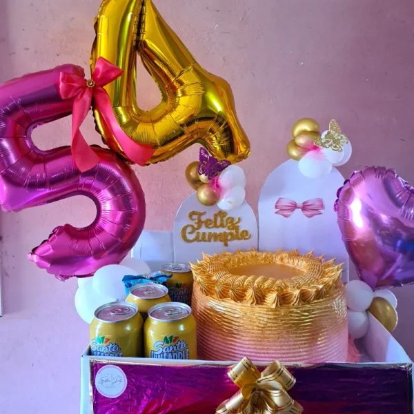 Caja con dulce