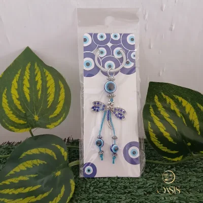 Llavero ojo turco libélula