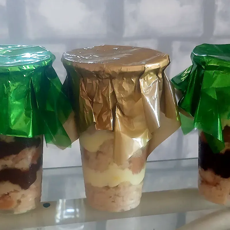 Vasos 3 leches 8 onzas