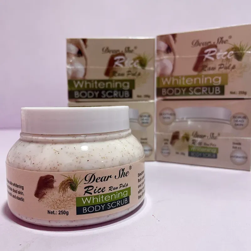 Exfoliante corporal de Arroz Dear She