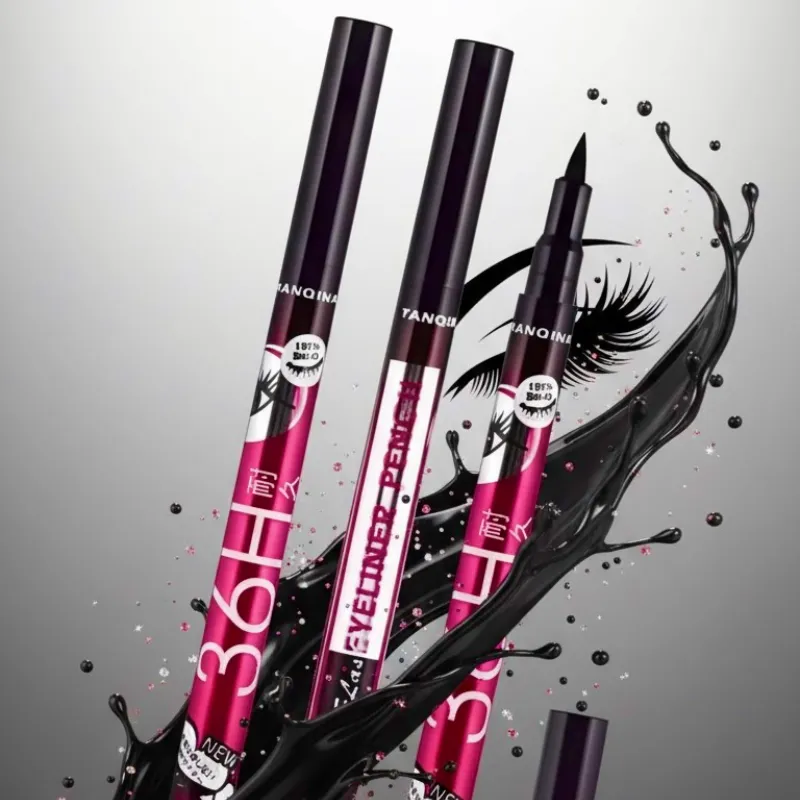 Delineador De Plumón Negro