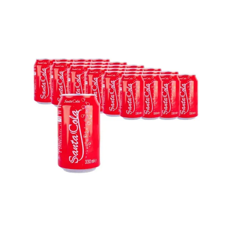 Caja de refresco en lata (24 USD x330 ML ) sabor Cola