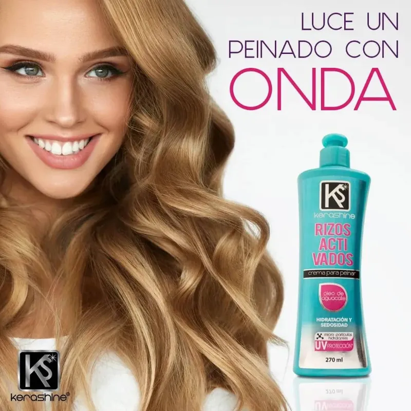 Crema de peinar RIZOS ACTIVADOS para definir y mantener rizos