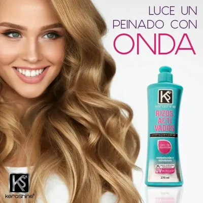 Crema de peinar RIZOS ACTIVADOS para definir y mantener rizos