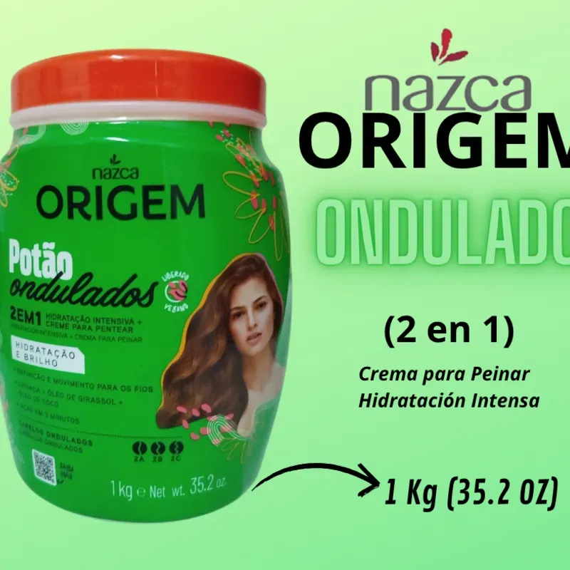 Crema de Peinar "Nazca ORIGEM" Ondulado