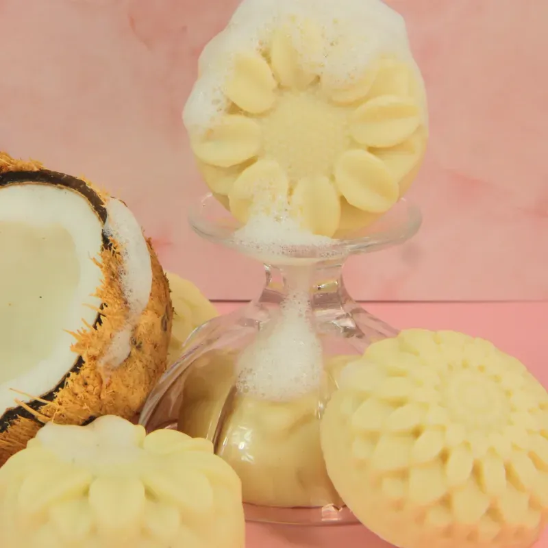 Jabón leche coco 100g