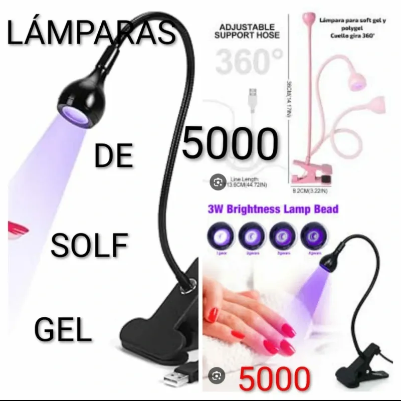 LÁMPARAS DE SOLF GEL