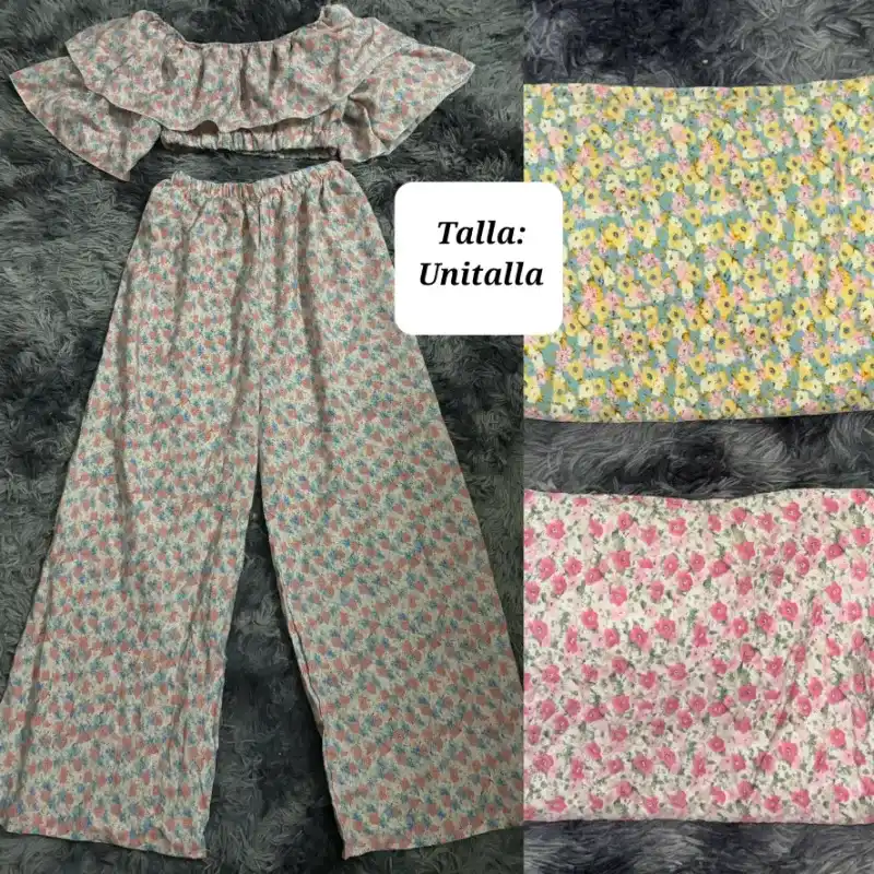 Conjunto de pantaloneta y blusa