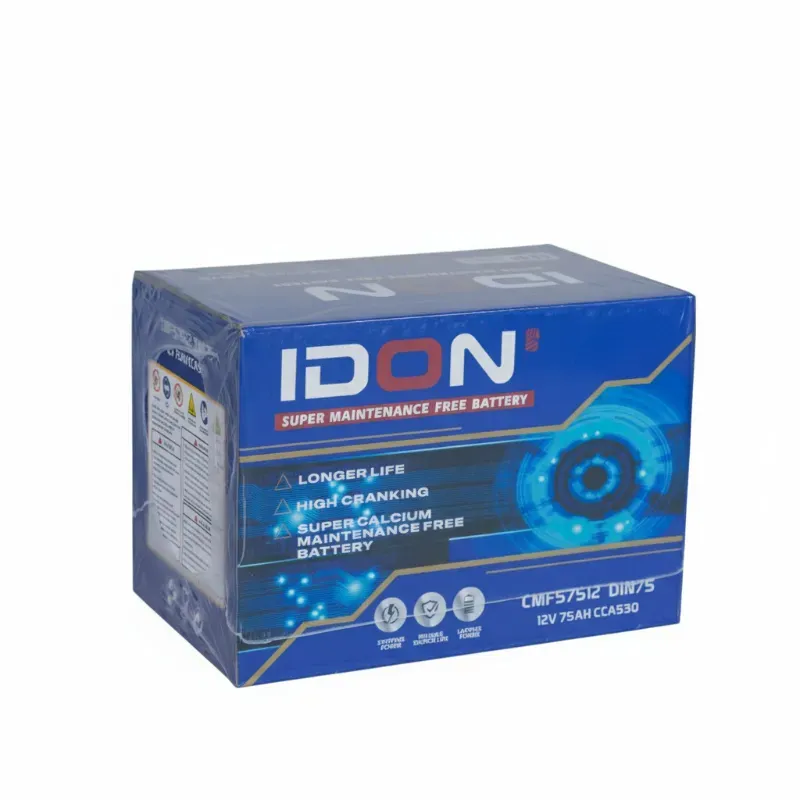 Batería automotriz marca IDON 75A 12V