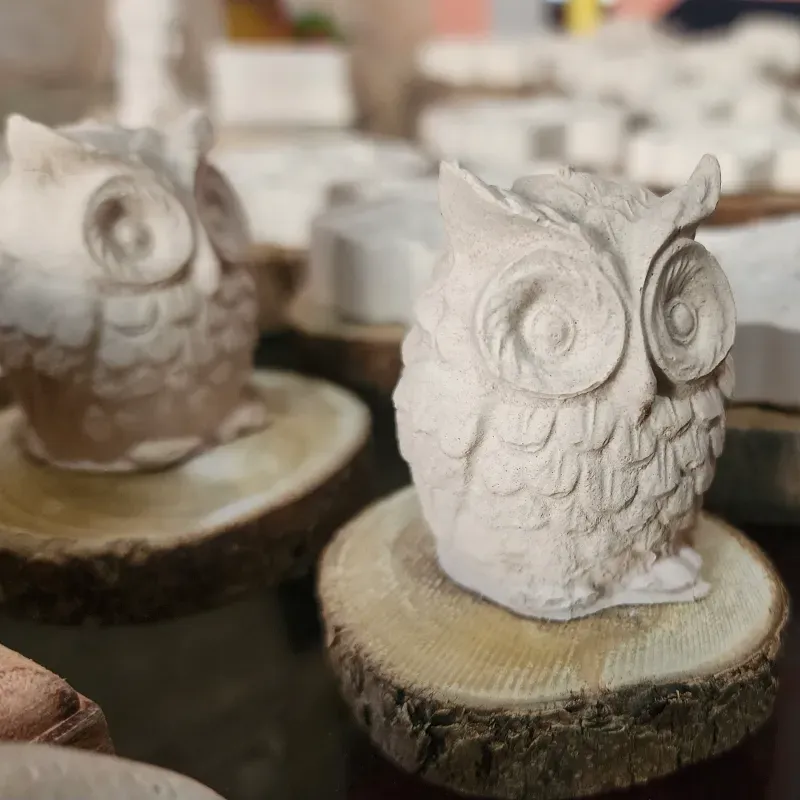 Porta inciensos búhos 