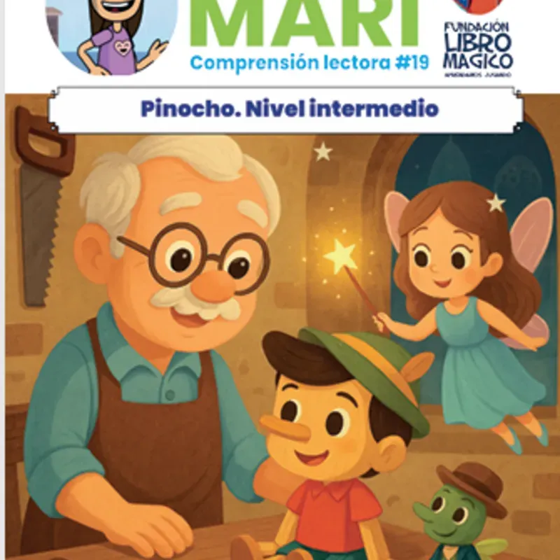 ✨ Comprensión Lectora – Cuento de Pinocho