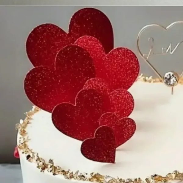 Topper corazones