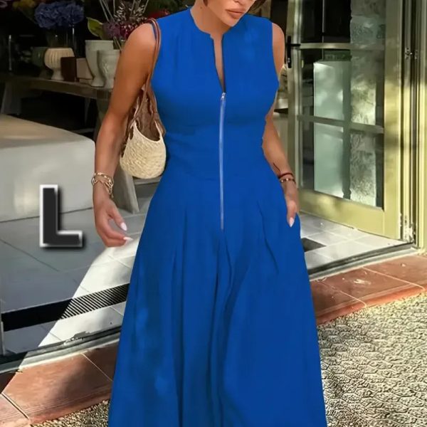 Vestido Chic Maxi sin Mangas