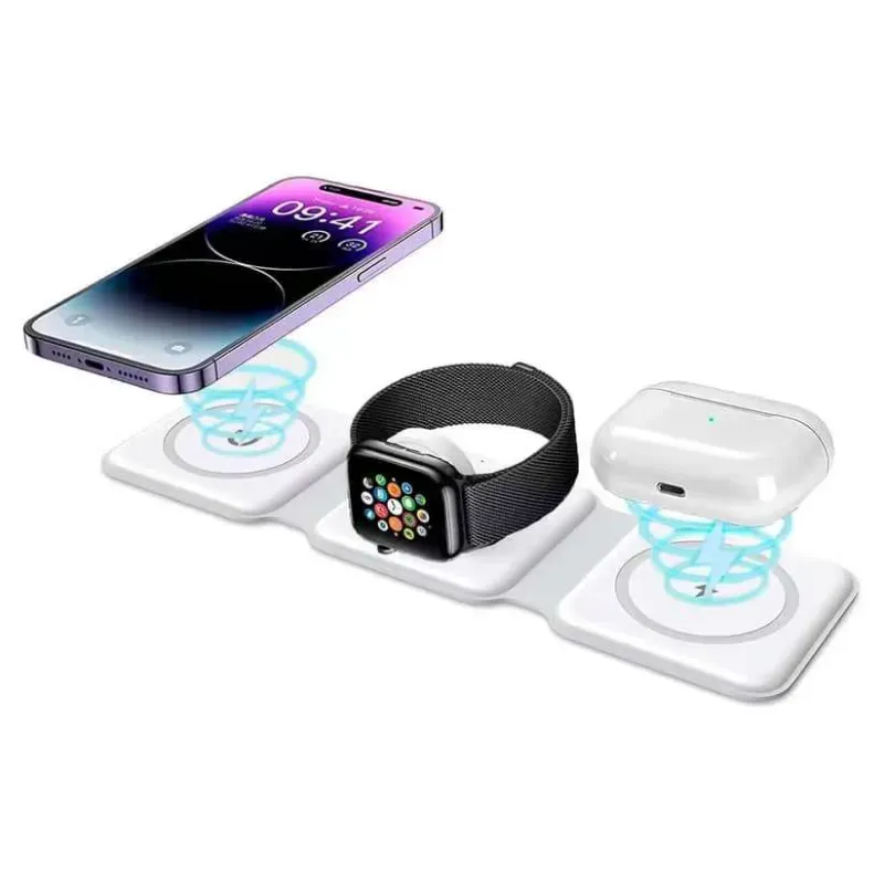 ⚡️ Base de Carga Inalámbrica 3 en 1 