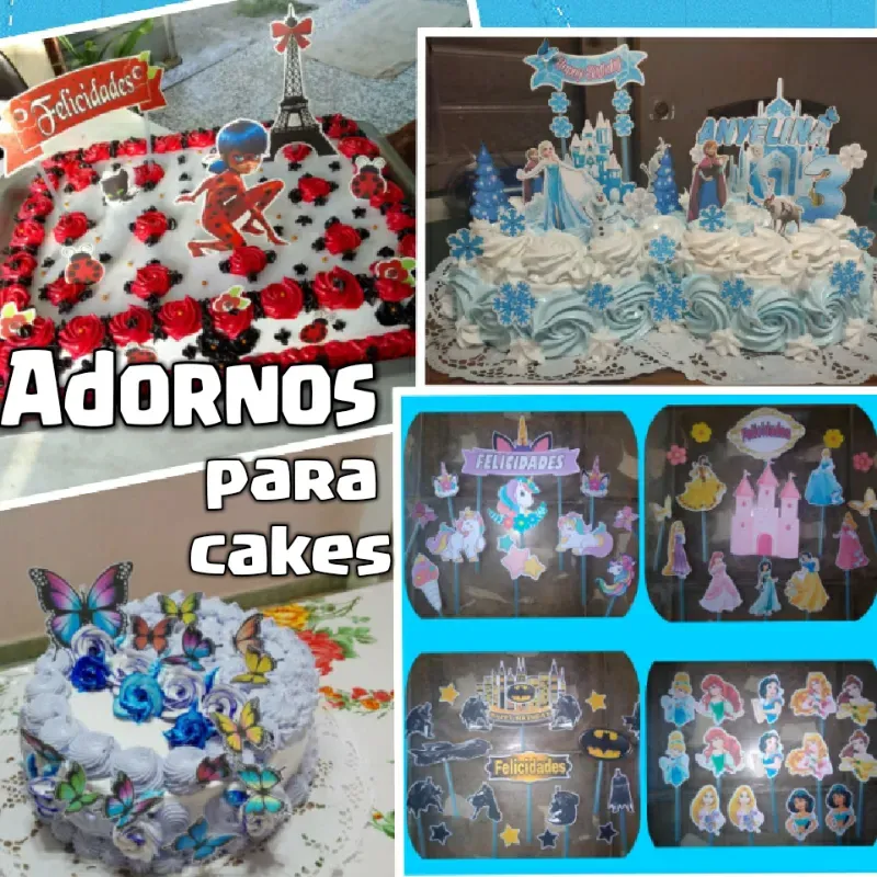 Toppers de Cartulina