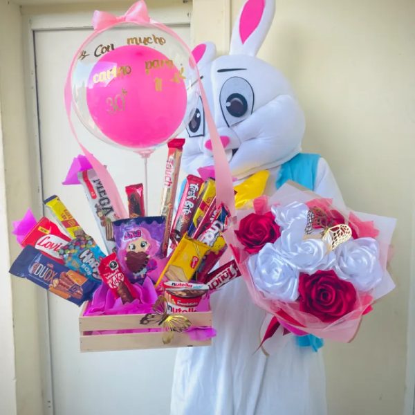  Botarga + Cesta 14 Chuches + Ramo Eterno