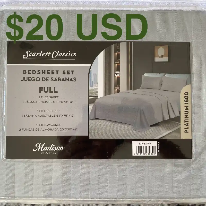 Juego de sábanas cameras ( 1800 Hilos)