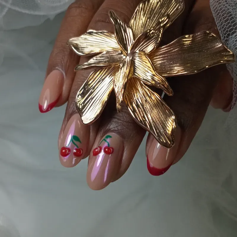 Uñas Largas Base Rubber Extranjeras