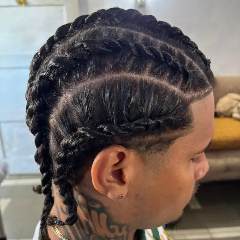 Twist corridas masculinas sin kanekalon