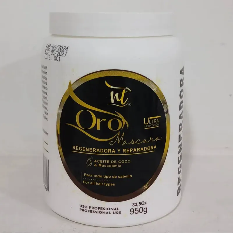 Mascarilla Regeneradora y Reparadora ORO MASCARA 33oz
