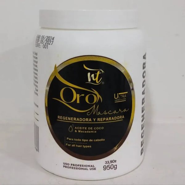 Mascarilla Regeneradora y Reparadora ORO MASCARA 33oz