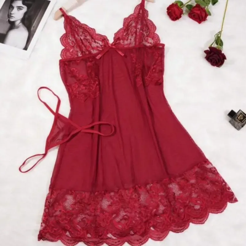 Lencería roja sexy