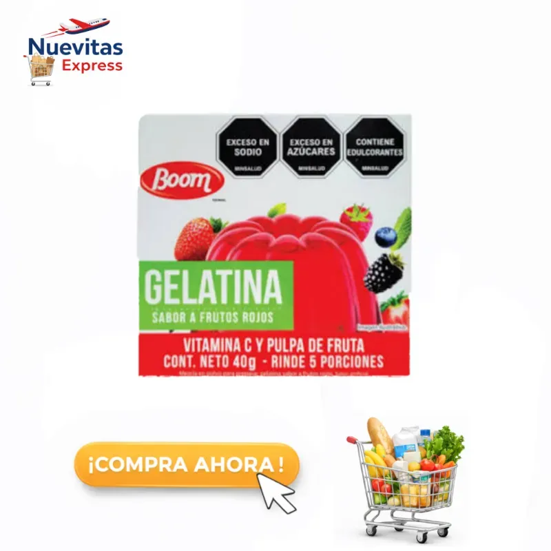 Gelatina de Frutos Rojos