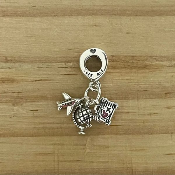 Charm Avión-Mundo-Maleta