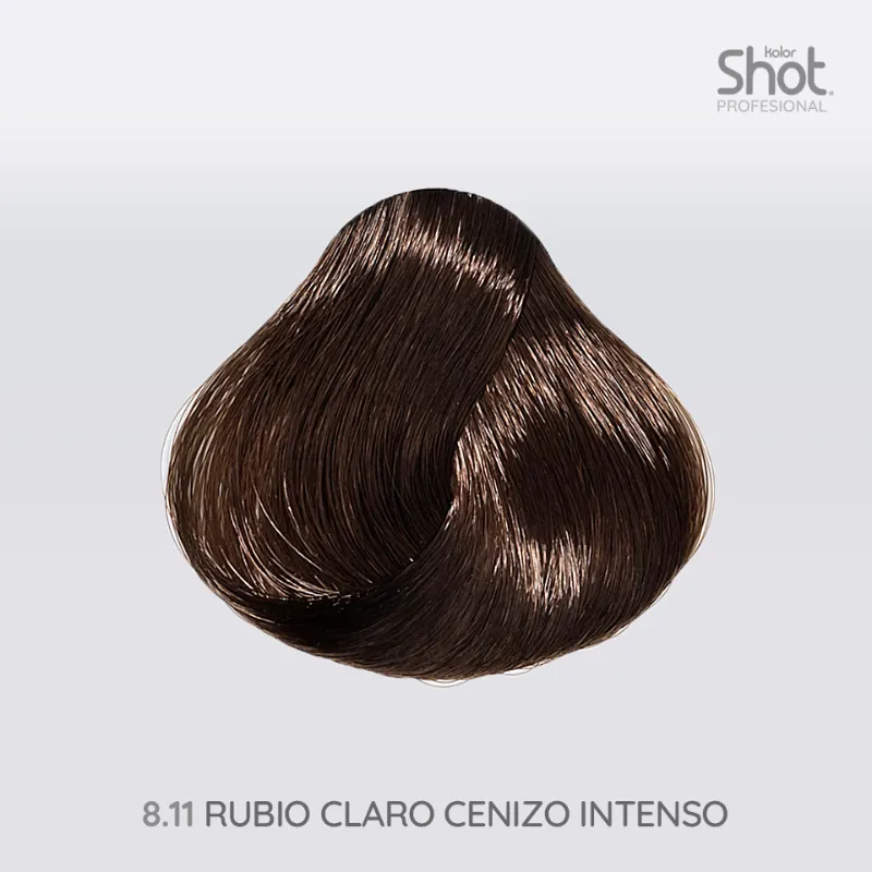 Tinte Rubio Claro Cenizo Intenso 8.11