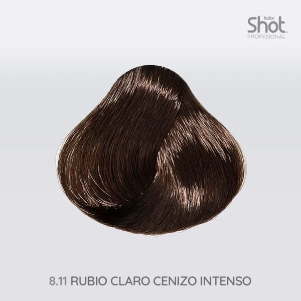 Tinte Rubio Claro Cenizo Intenso 8.11
