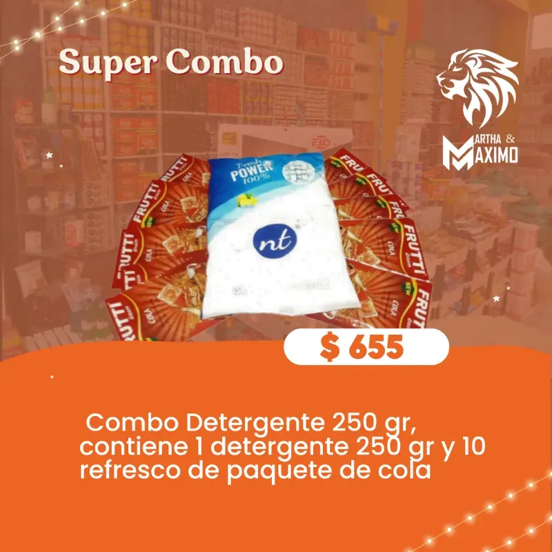 Combo Detergente 250 gr