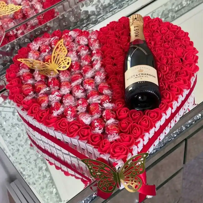 Boucket de chocolate+vino