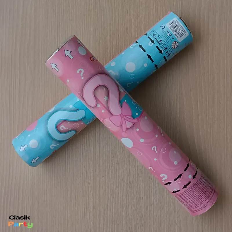 Cañon de polvo Rosa y Azul