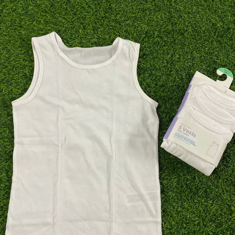 Camisetas blancas  c/u