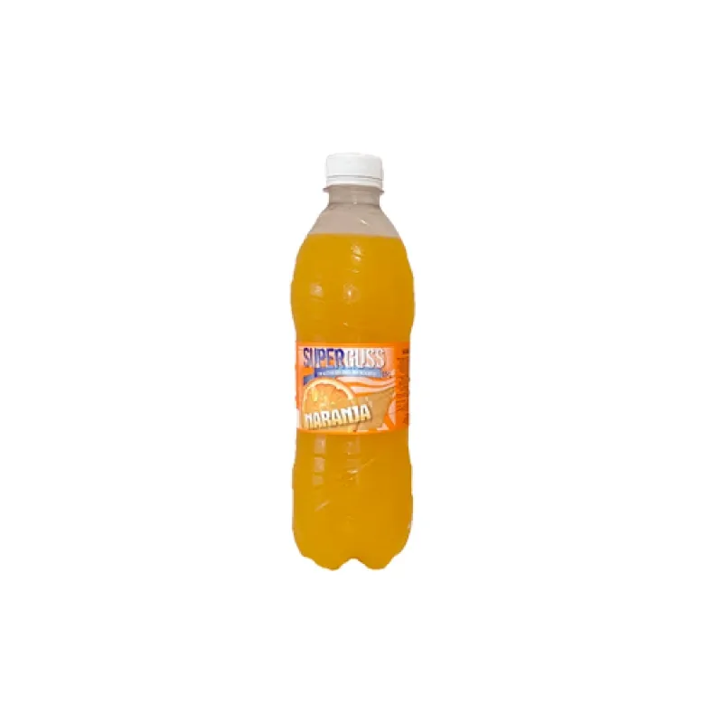 Refresco de Naranja con Gas SUPER GUSS Pet 0.5L/12 Caja