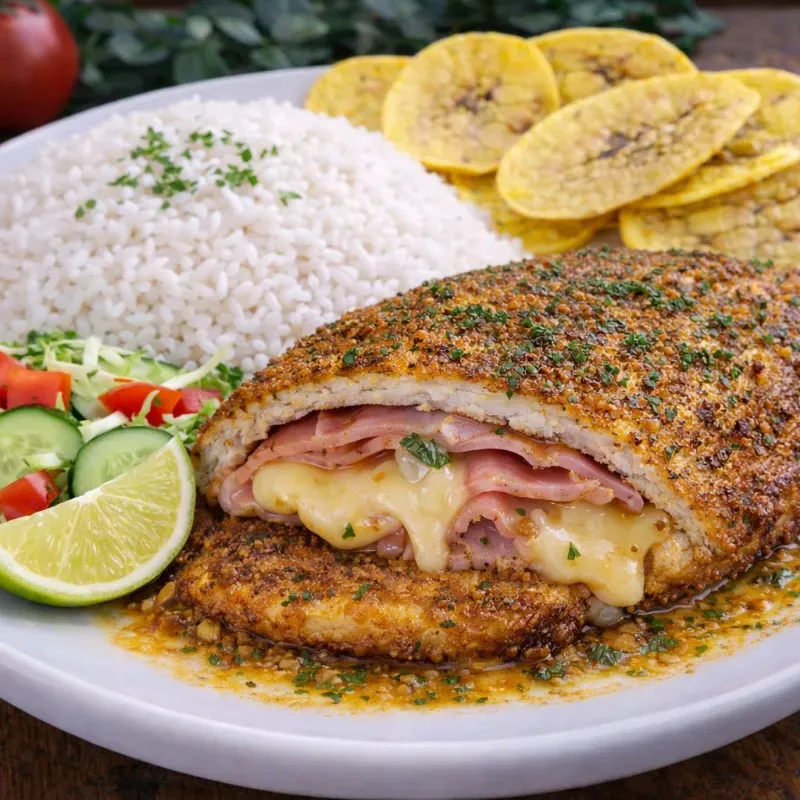 Bistec Uruguayo con Arroz blanco