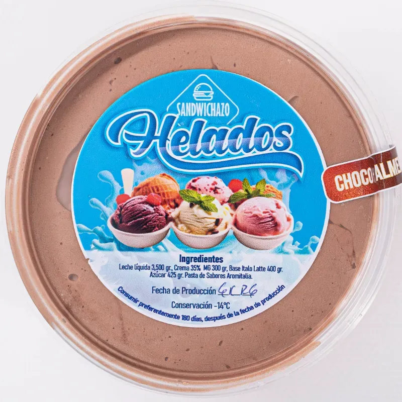 Helado Italiano Choco-Almendras