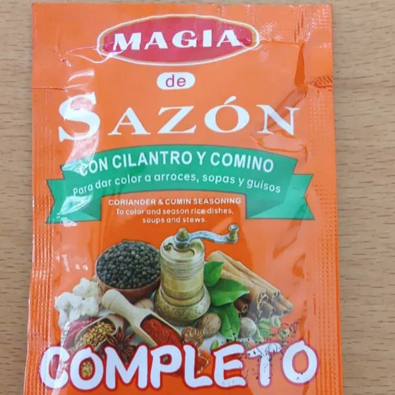 Sazón completo con cilantro y comino