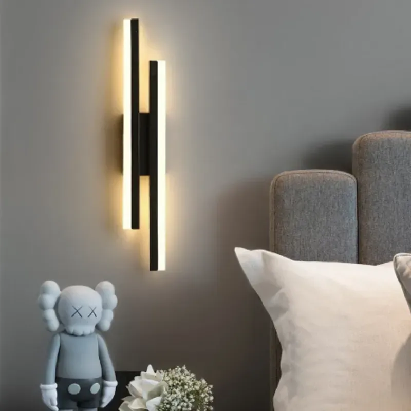 Lámpara de pared, apta para interiores y exteriores, iluminación moderna y lujosa, lampara ajustable y fácil de instalar(de tubo)