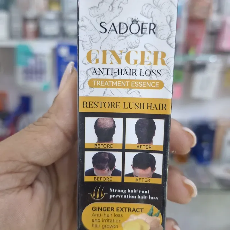 Serum capilar de jengibre