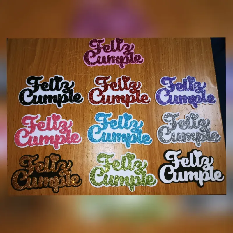 Topper sencillos para cakes